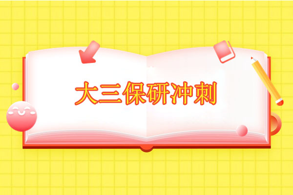 大三生保研冲刺班的升学护航关键点