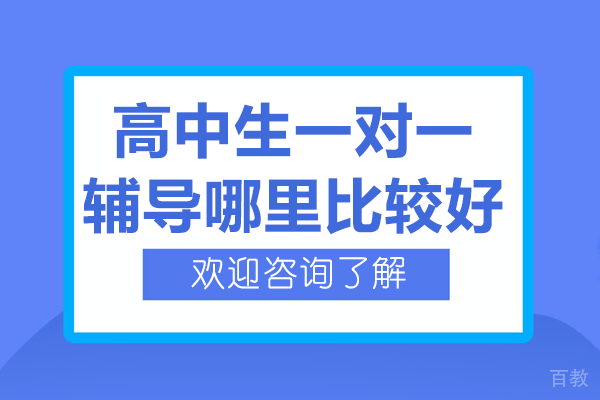广州高中生一对一辅导优选指南 