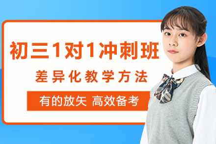 石家庄初三1对1冲刺培训班