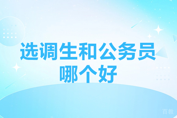 选调生与公务员深度比较：职业路径选择指南 