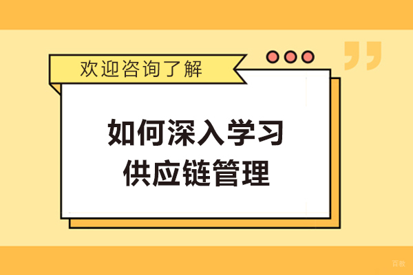 供应链管理精通之路：入行者必备的核心能力清单 