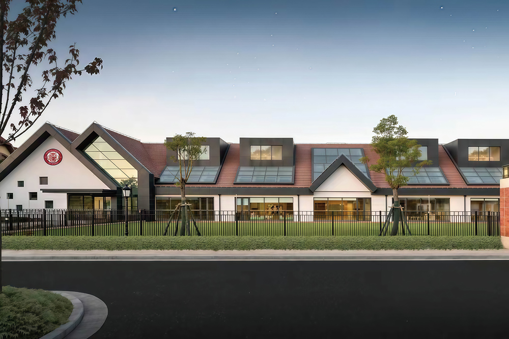 教学楼外观环境展示