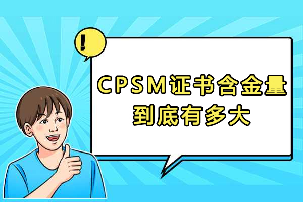 揭秘CPSM证书真实价值：供应链专业人士的职业加速器