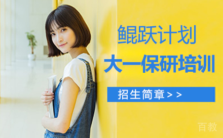 鲲跃计划大一保研全流程培训网课课程