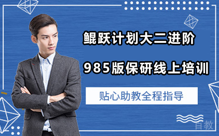 鲲跃计划大二进阶985版保研线上培训班