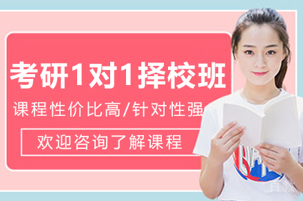 石家庄考研1对1择校规划班