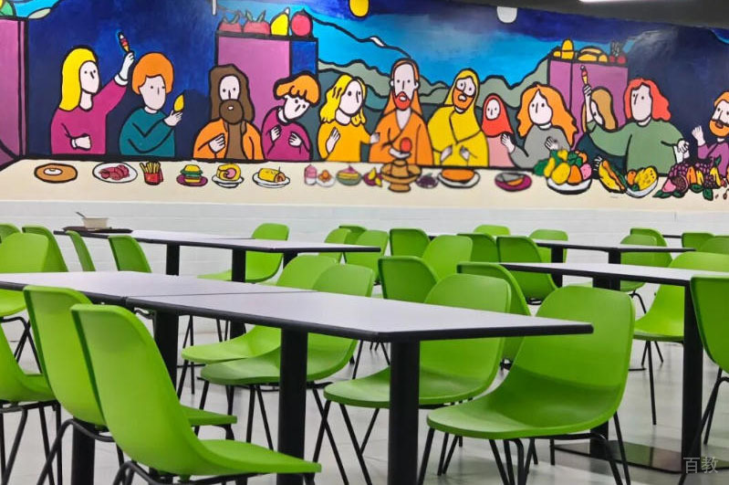 学校餐厅环境