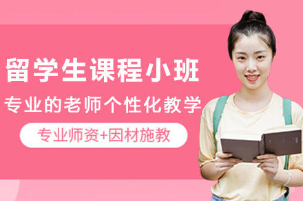石家庄留学生课程小班辅导