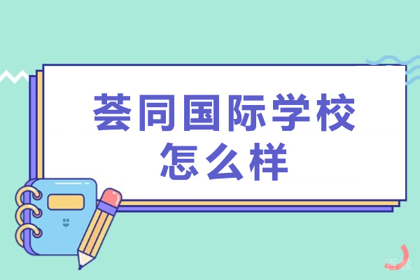 深圳荟同国际学校怎么样-深圳荟同国际学校好不好