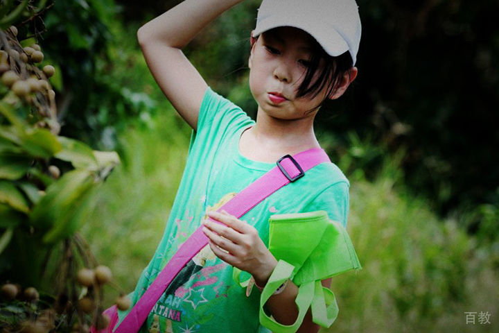 学员在田地里