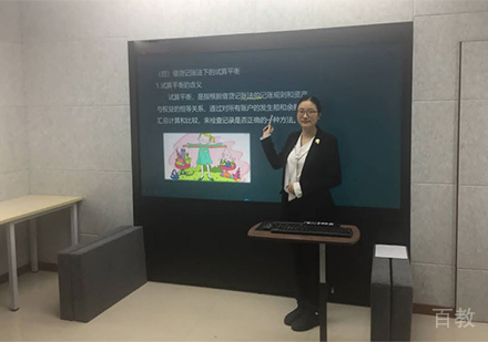 老师讲课情形